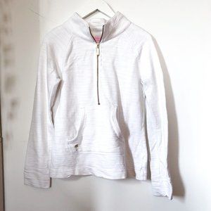 Lilly Pulitzer White Leona Quarter-zip Pullover